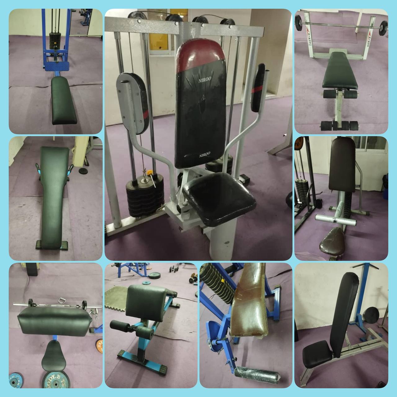 تعمیر و بروزرسانی تجهیزات بدنسازی سالن ورزشی خوابگاه شهید باقری